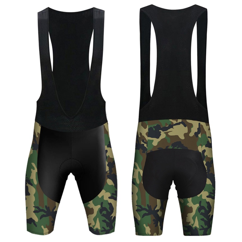 Mountain Biking Sport - Celana pendek bersepeda Camo luar ruangan,