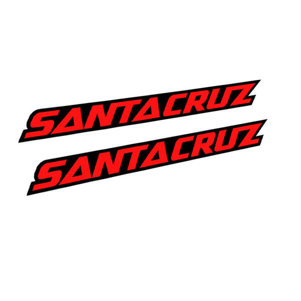 Mountain Biking Sport - 2Pcs Stiker Vinyl Bingkai Santa Cruz