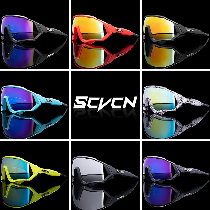 SCVCN Kacamata Hitam Pria UV40 - Mountain Biking Sport ulasan dan harga