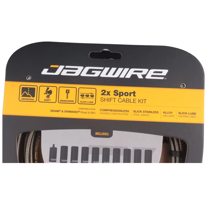 JAGWIRE 2x Kabel Pemindah Gigi - Mountain Biking Sport ulasan dan harga